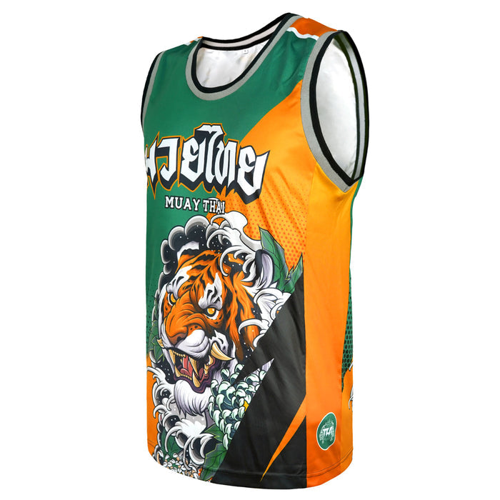 TUFF Muay Thai Tank Top Boxing Sleeveless Vest Gym Jersey (TUF-TT107)