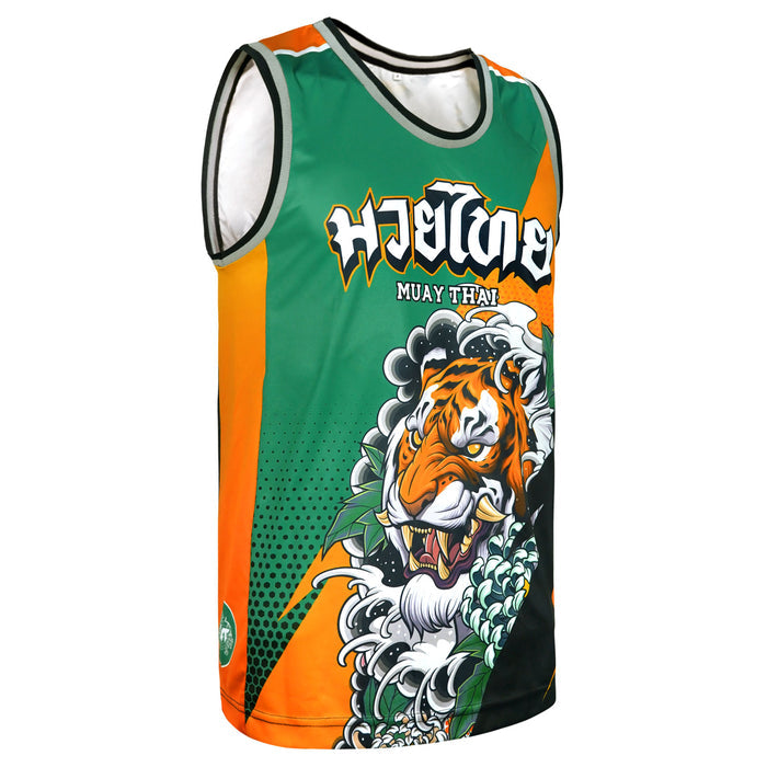 TUFF Muay Thai Tank Top Boxing Sleeveless Vest Gym Jersey (TUF-TT107)