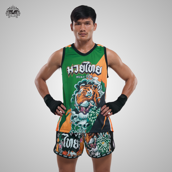 TUFF Muay Thai Tank Top Boxing Sleeveless Vest Gym Jersey (TUF-TT107)