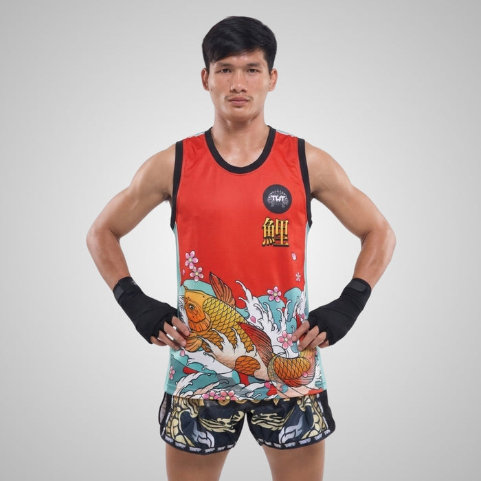 TUFF Muay Thai Tank Top Boxing Sleeveless Vest Gym Jersey (TUF-TT109)