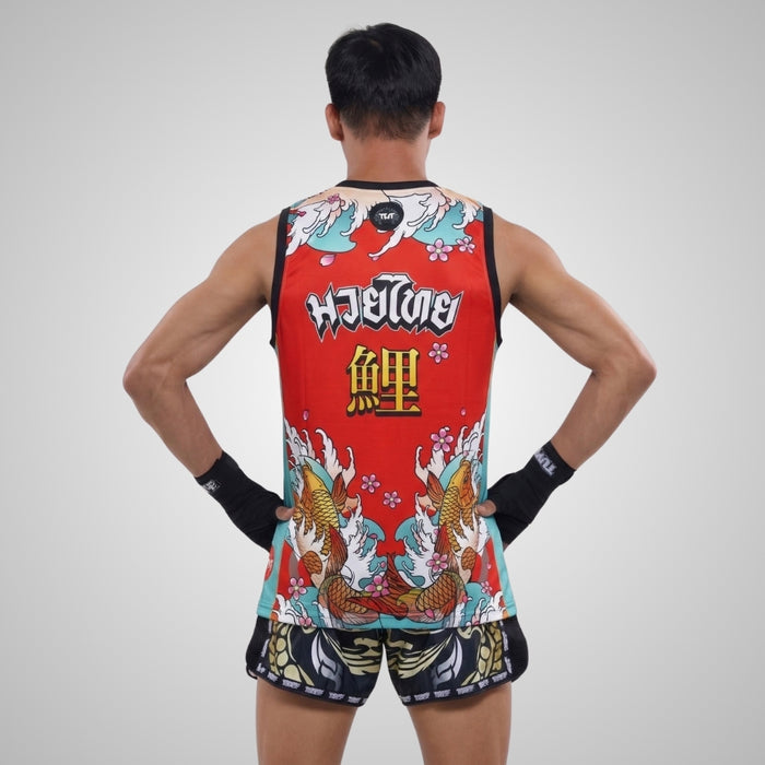 TUFF Muay Thai Tank Top Boxing Sleeveless Vest Gym Jersey (TUF-TT109)