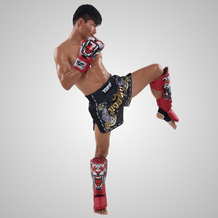 TUFF Red Tiger Shin Guards