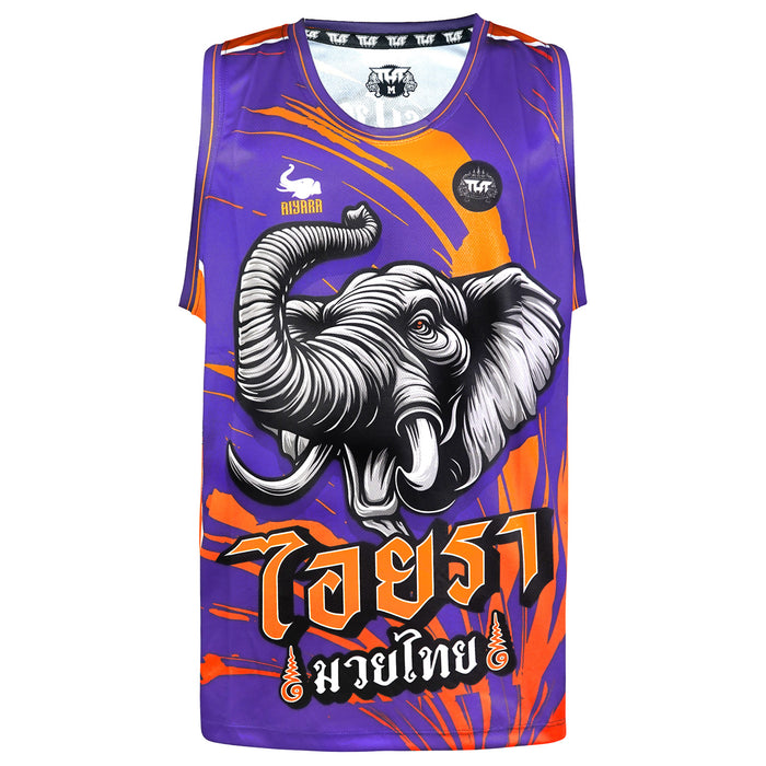 TUFFPAYAK Muay Thai Tank Top Boxing Sleeveless Vest Gym Jersey (TPY-TT006)