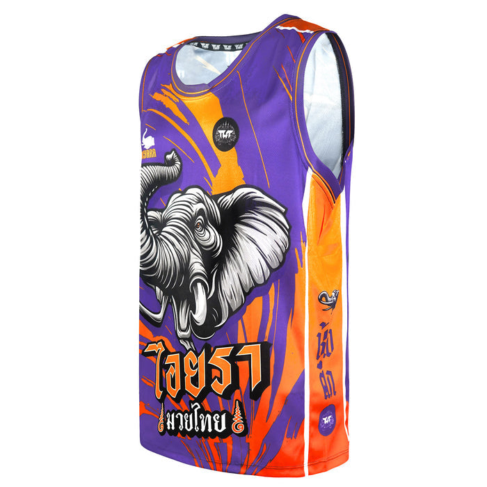 TUFFPAYAK Muay Thai Tank Top Boxing Sleeveless Vest Gym Jersey (TPY-TT006)