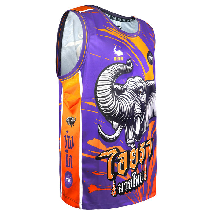 TUFFPAYAK Muay Thai Tank Top Boxing Sleeveless Vest Gym Jersey (TPY-TT006)