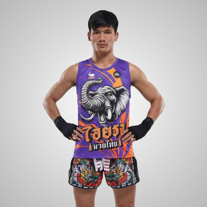 TUFFPAYAK Muay Thai Tank Top Boxing Sleeveless Vest Gym Jersey (TPY-TT006)