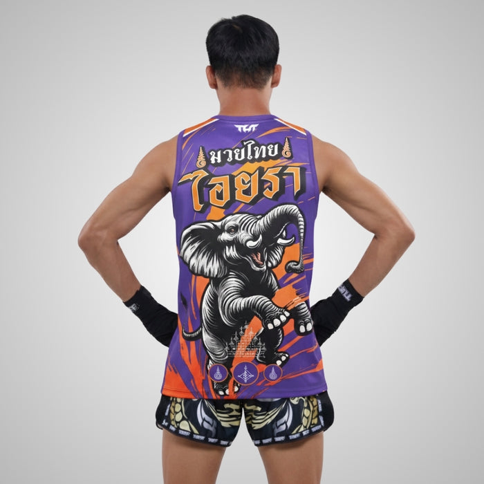 TUFFPAYAK Muay Thai Tank Top Boxing Sleeveless Vest Gym Jersey (TPY-TT006)