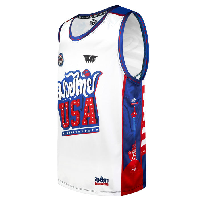 TUFFPAYAK Muay Thai Tank Top Boxing Sleeveless Vest Gym Jersey (TPY-TT013)