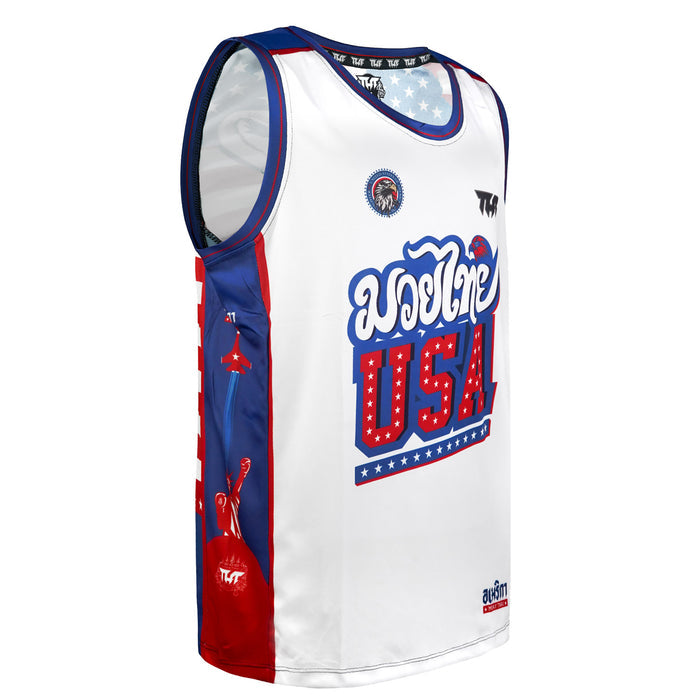 TUFFPAYAK Muay Thai Tank Top Boxing Sleeveless Vest Gym Jersey (TPY-TT013)