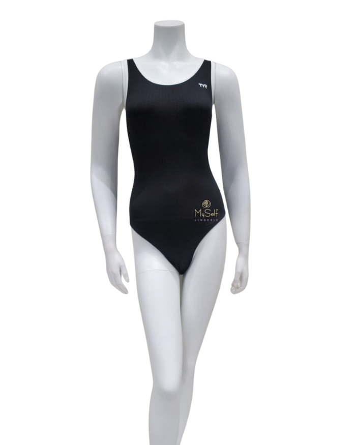 TYR Black/White Hexa Maxfit Swimsuit
