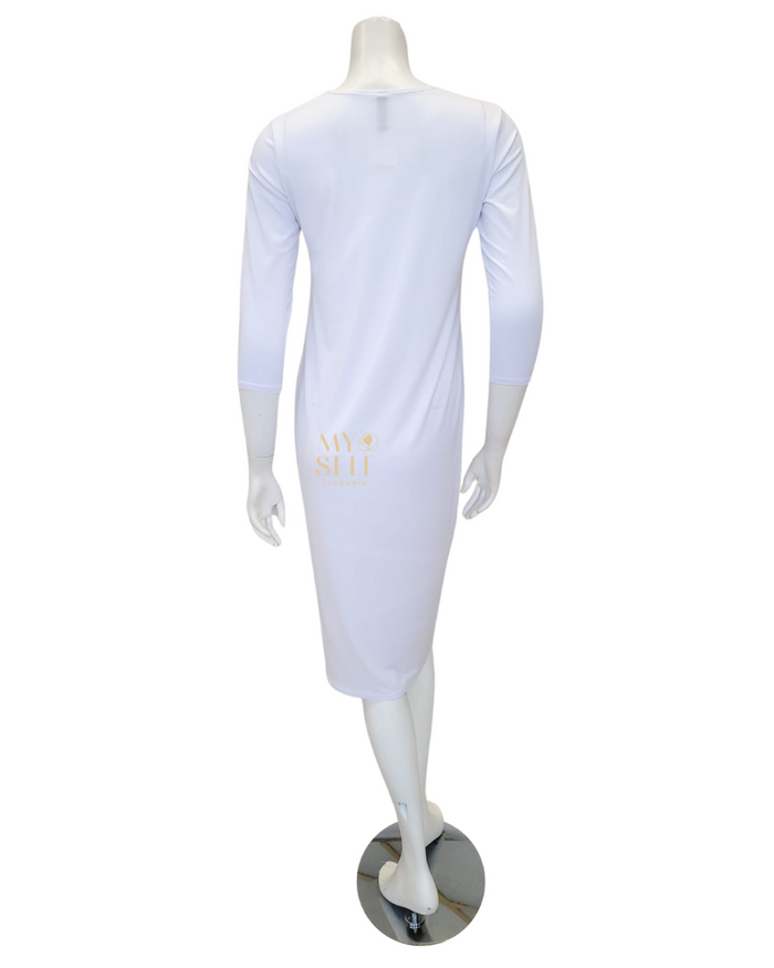 Undercover Waterwear MRS-L-B White Layering Shell Dress myselflingerie.com