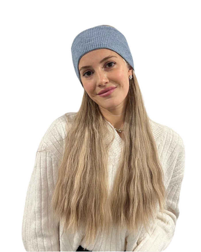 Valeri Cozy Waffle Knit Headband / Wide Width