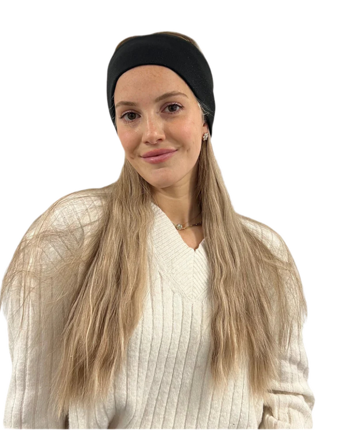 Valeri Shimmer Knit Headband / Wide Width