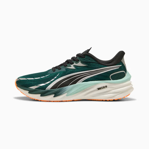 Puma Velocity Nitro 4 Men's - Green Terrain-Heat Fire