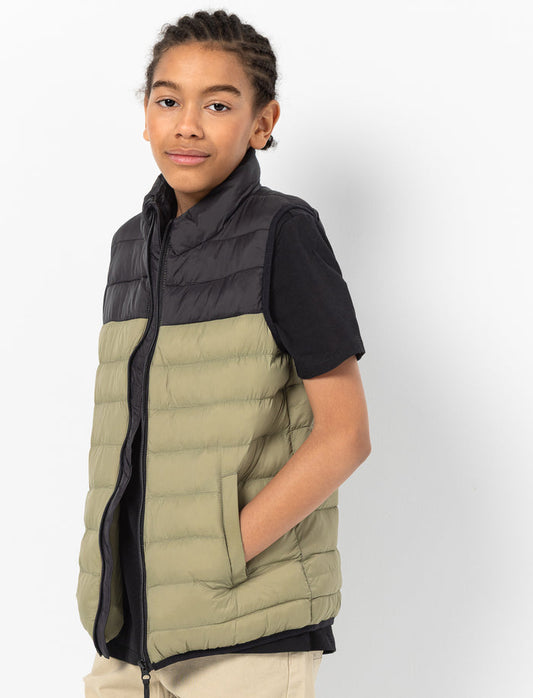 Veste sans manches matelassée
