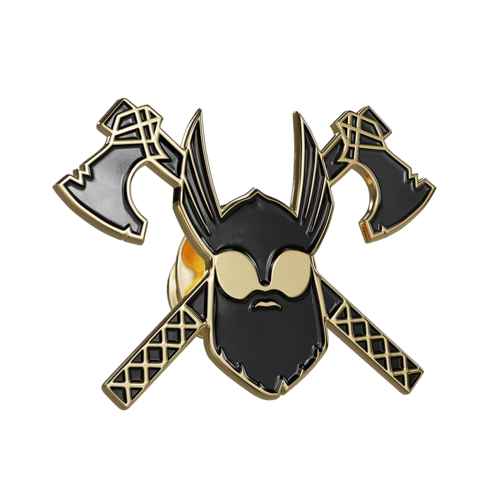 Enamel Pins, The Beard Struggle. The Beard Struggle