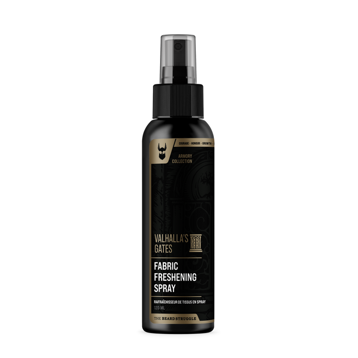 Fabric Spray in Valhalla's Gates scent. The Beard Struggle