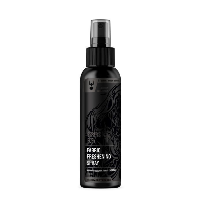 Fabric Spray in Surtr's Fury scent. The Beard Struggle