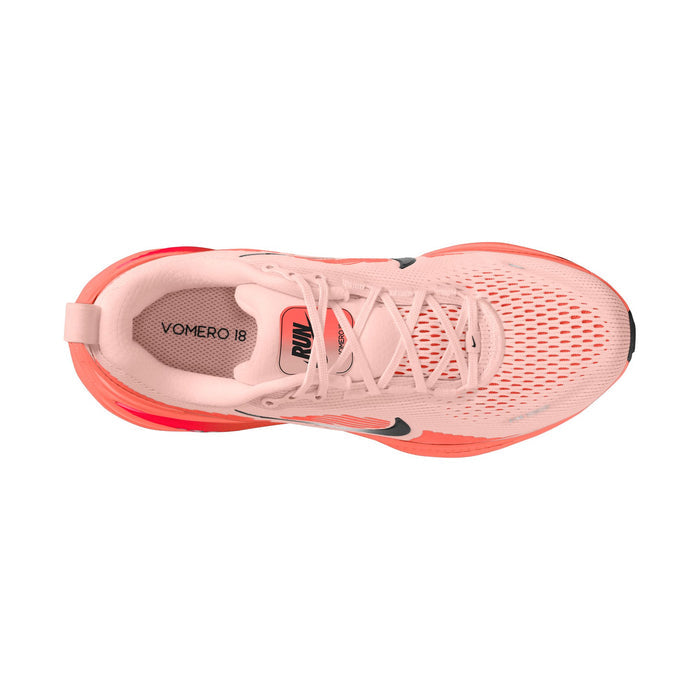 Nike Vomero 18 Women's Road Running Shoes - Atmosphere/Bright Crimson/Crimson Bliss/Black