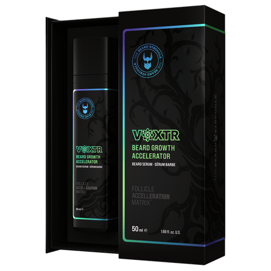 Voxtr Patchy Beard Support Serum, 60 Days. The Beard Struggle