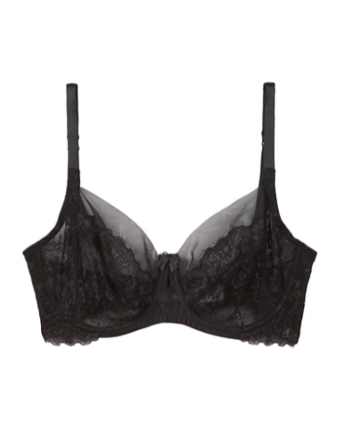 Wacoal Black/Graphite Center Stage Underwire Bra