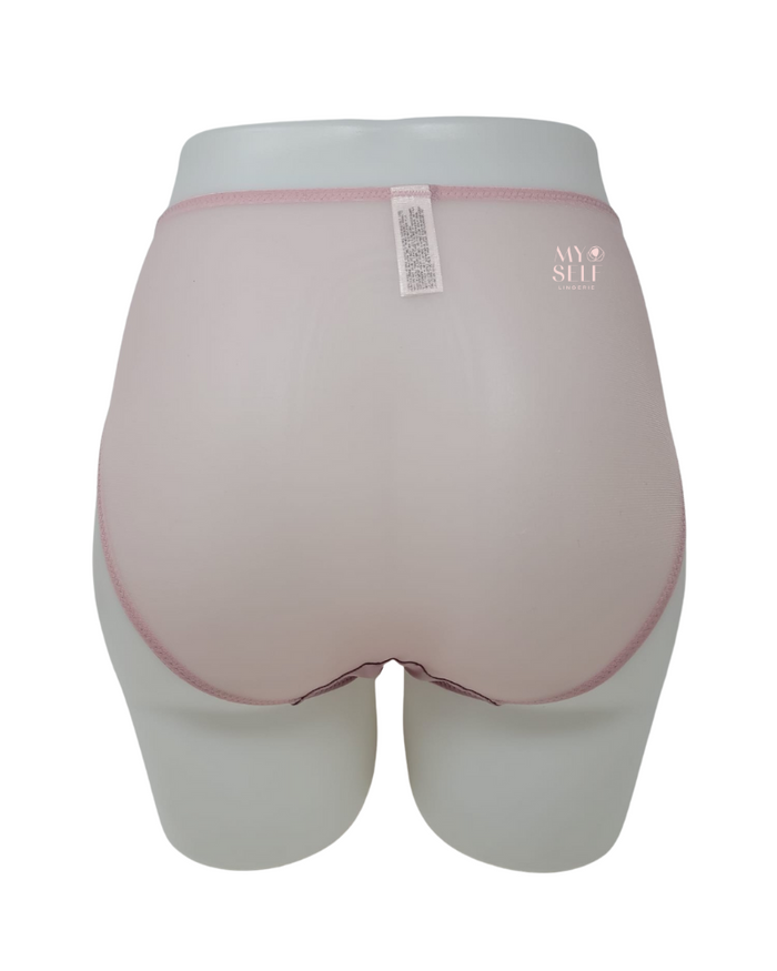 Wacoal 841377 Zephyr Pink Side Note Hi Cut Brief myselflingerie.com