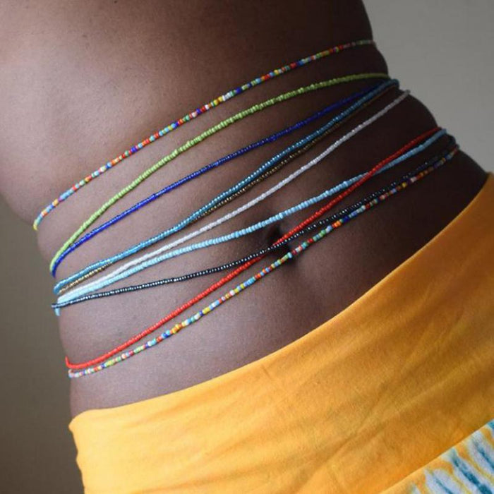 Waist Beads for a Trimmer Tummy Avail. in Store.