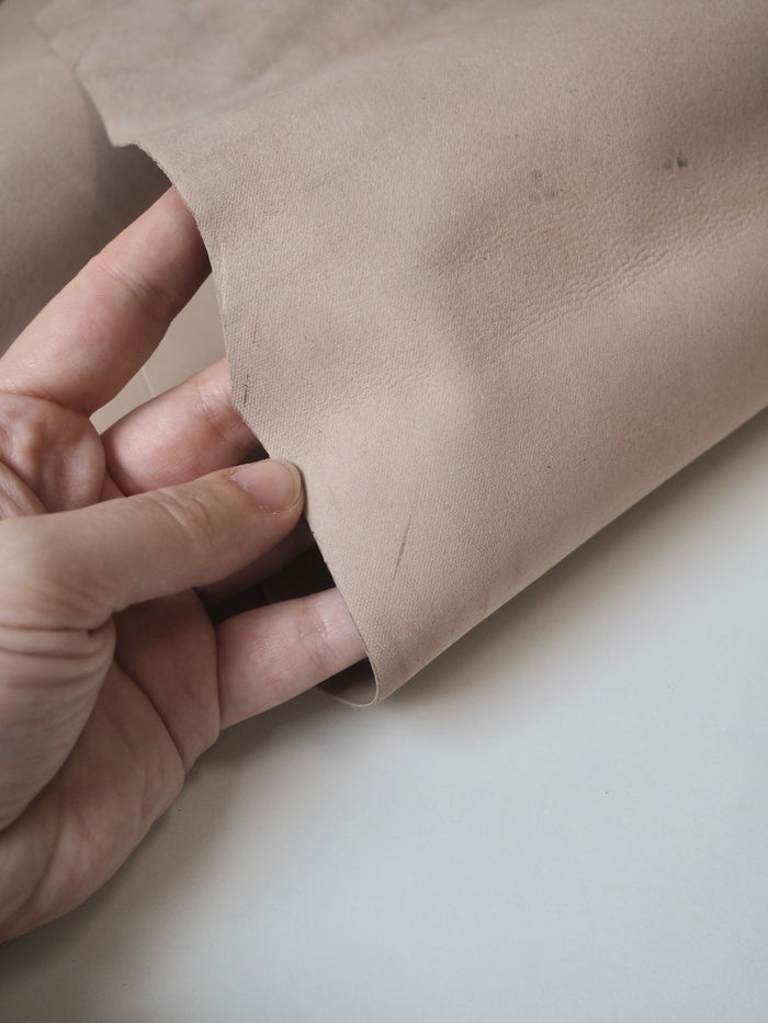 Warm Beige Patent Calfskin