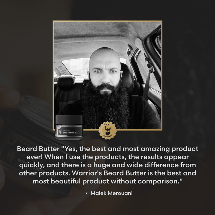 Warrior's Beard Butter, image 5. The Beard Struggle