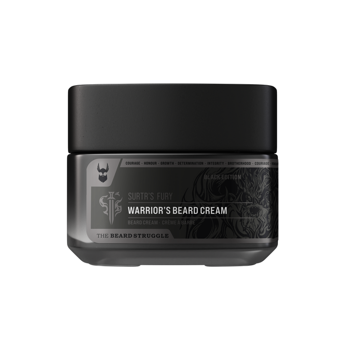 Beard Cream in Surtr's Fury scent. The Beard Struggle