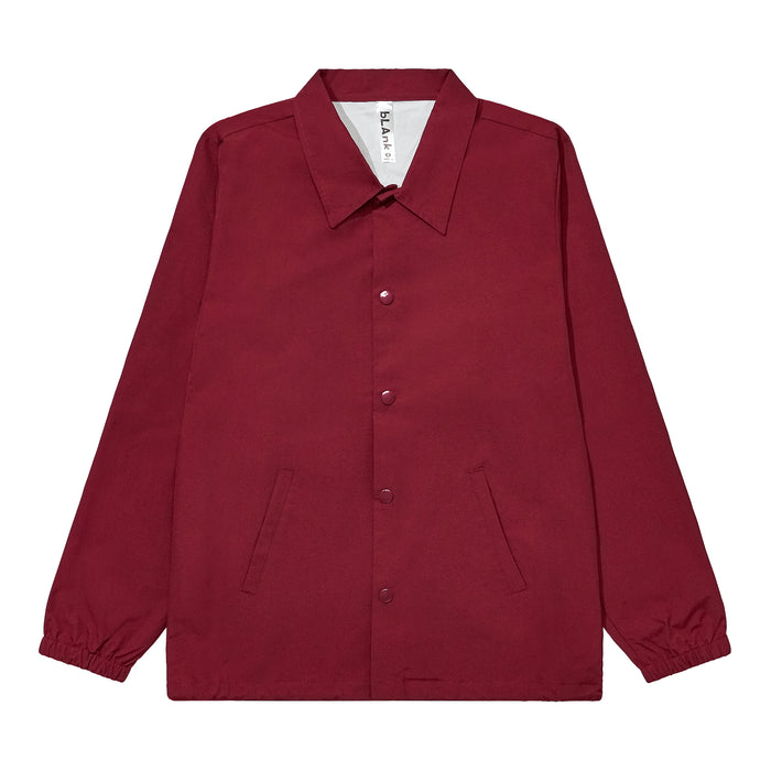 Waterproof Coach Jacket -Burgundy