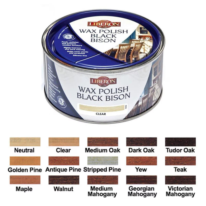 Wax Polish Black Bison Paste-Liberon-Atlas Preservation