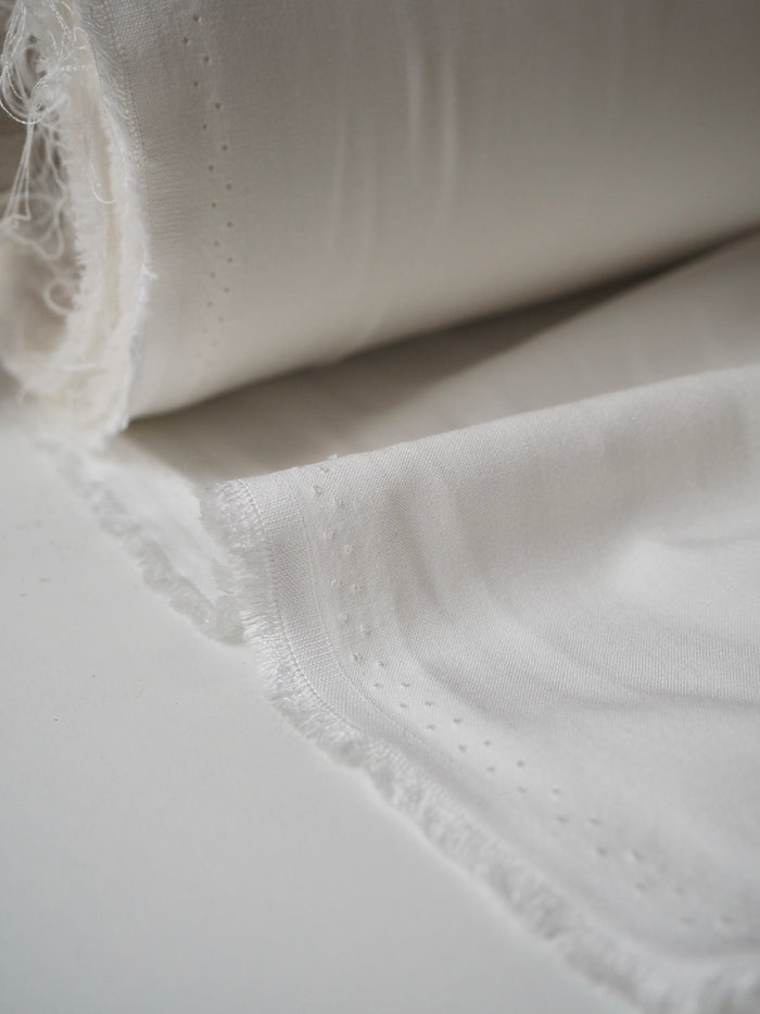 White Cotton/Viscose Lining