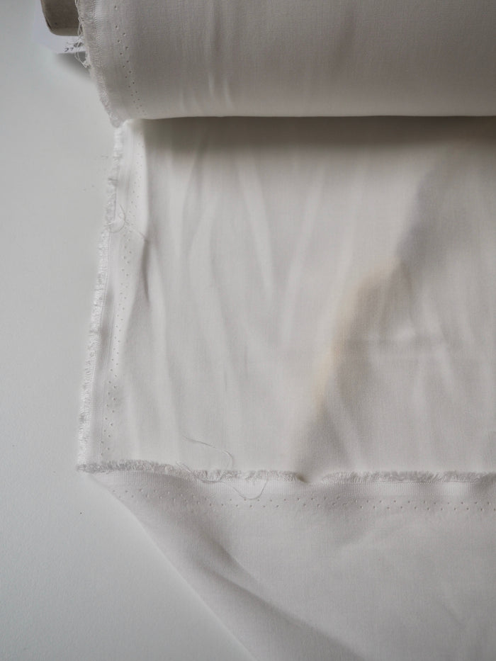 White Cotton/Viscose Lining