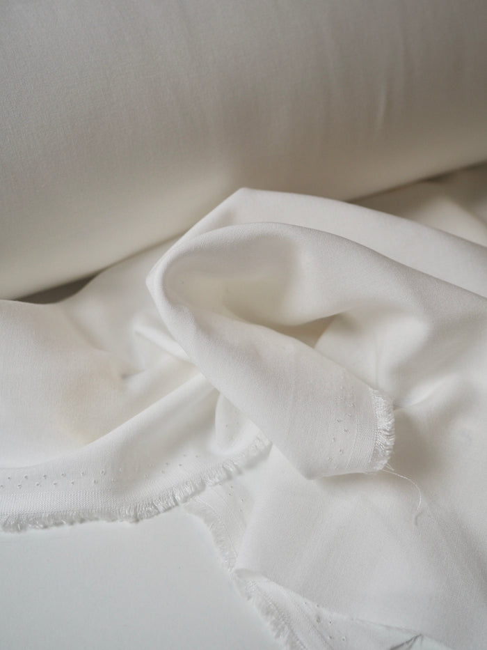 White Cotton/Viscose Lining