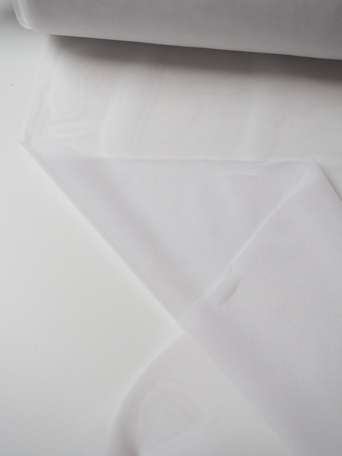 White Fine Stretch Mesh