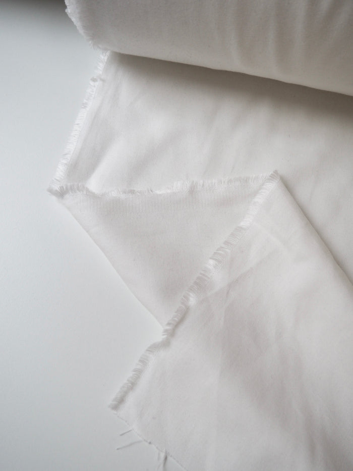 White Soft Viscose Twill