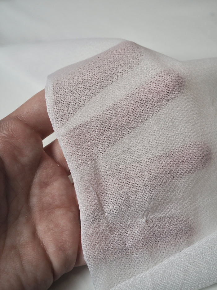 White Stretch Mediumweight Fusible Interfacing
