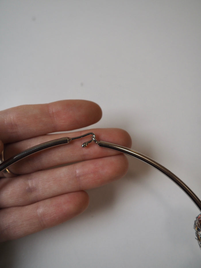 Wire Nest Bead Necklace
