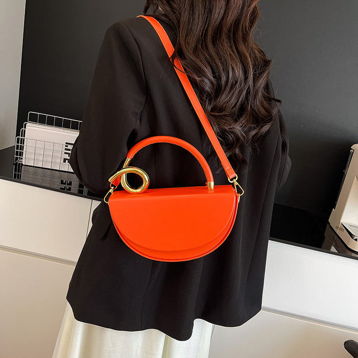 Women's Fashionable Solid Color Handbag
