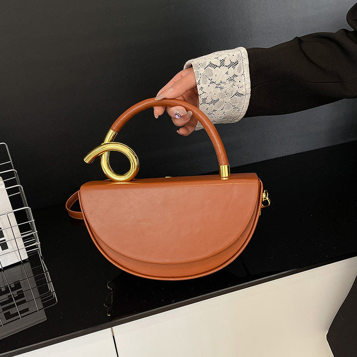 Women's Fashionable Solid Color Handbag