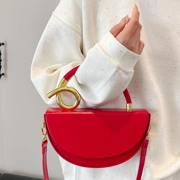 Women's Fashionable Solid Color Handbag