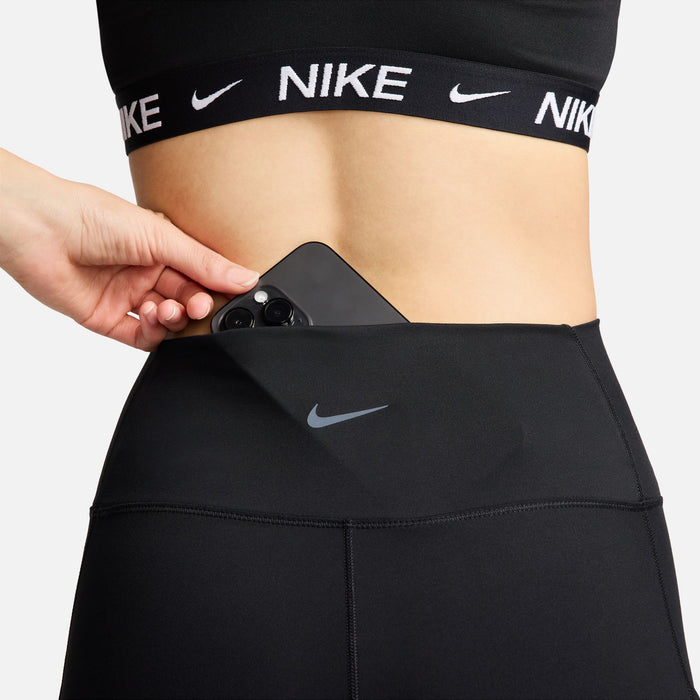 Nike Women's High-Waisted 7/8 Leggings with Pockets - Black/Black