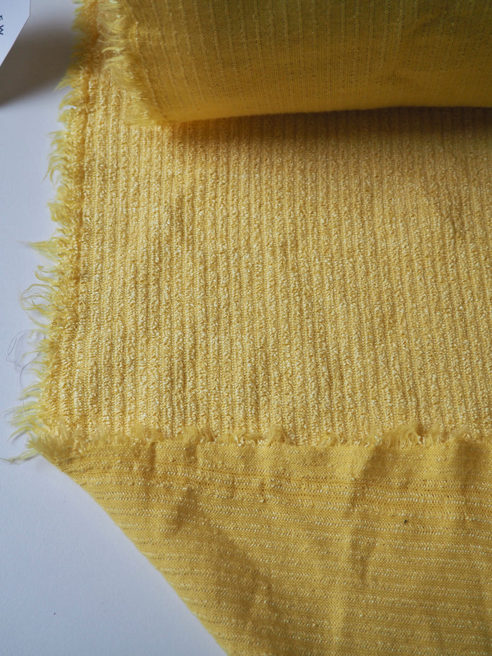 Yellow Striped Raffia Jersey