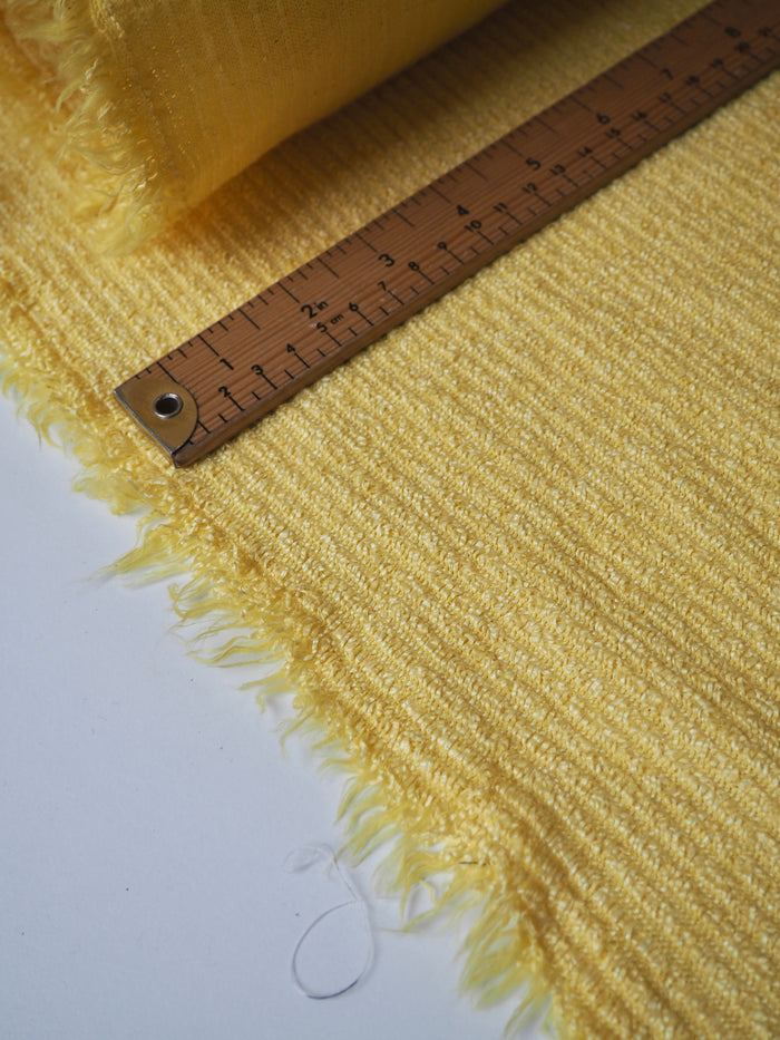 Yellow Striped Raffia Jersey