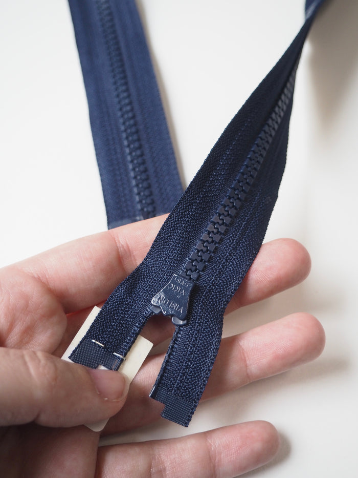 YKK 48-52cm Navy Plastic Open-Ended Zips